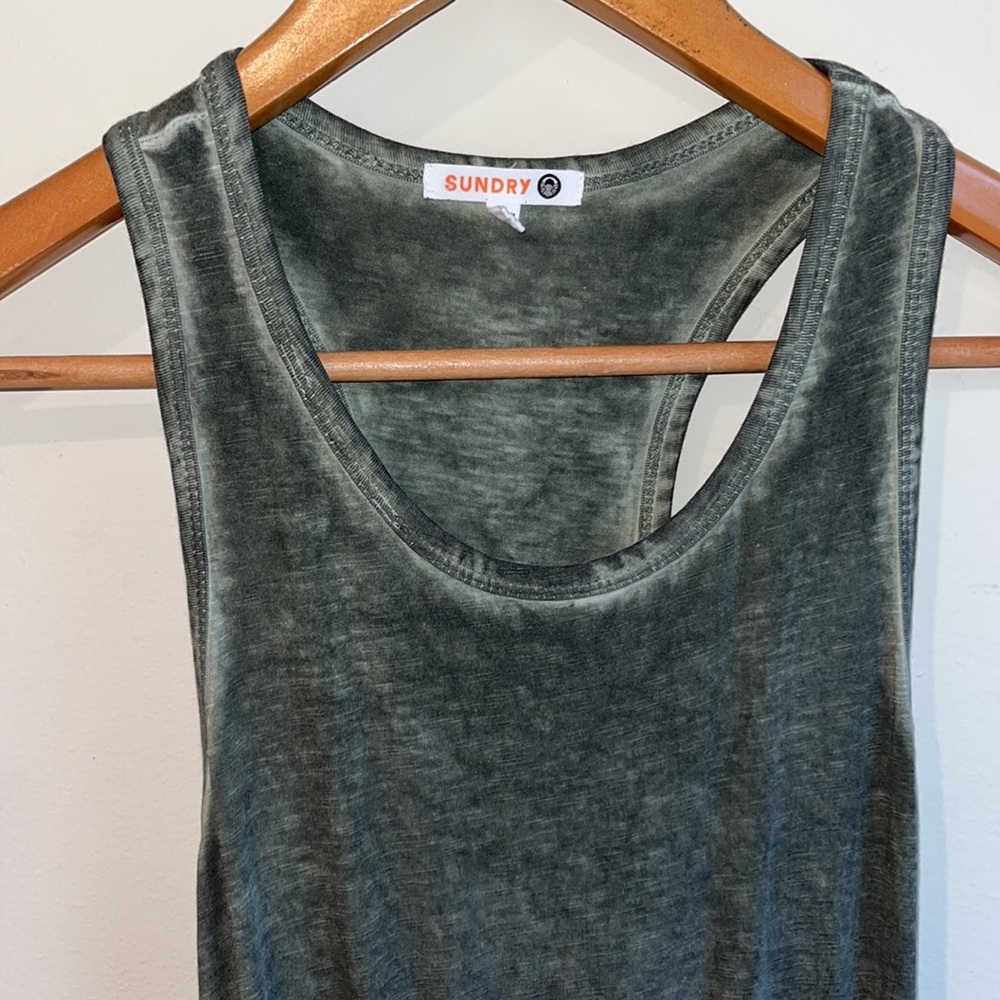 Sundry Racerback Ruched Dress - Picture 9 of 9